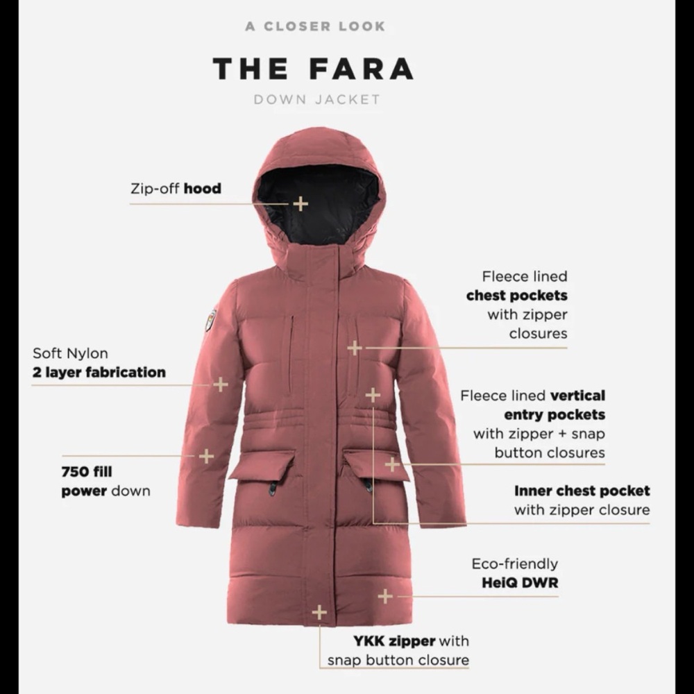 🖤Triple F.A.T. Goose Fara Puffer Jacket- Youth (Big Girl)🖤 - Picture 3 of 3